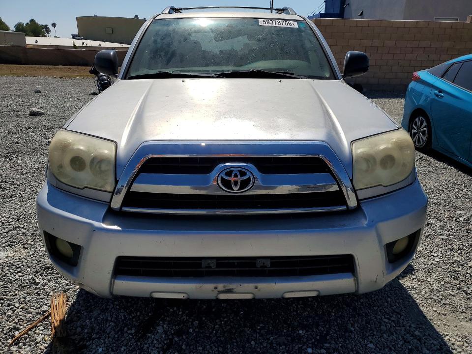 2006 Toyota 4runner VIN JTEZU14R568047332 COPART salvage auction — FRONT END, Ca - Dis/Dlr/Exp Only Clean Title, sold $2,200 on 2026-07-08 (photo 5)