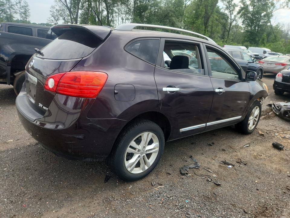 2012 Nissan Rogue VIN JN8AS5MV1CW381879 COPART salvage auction — FRONT END, Ct - Cert Of Title-Salvage, sold $675 on 2026-07-17 (photo 3)