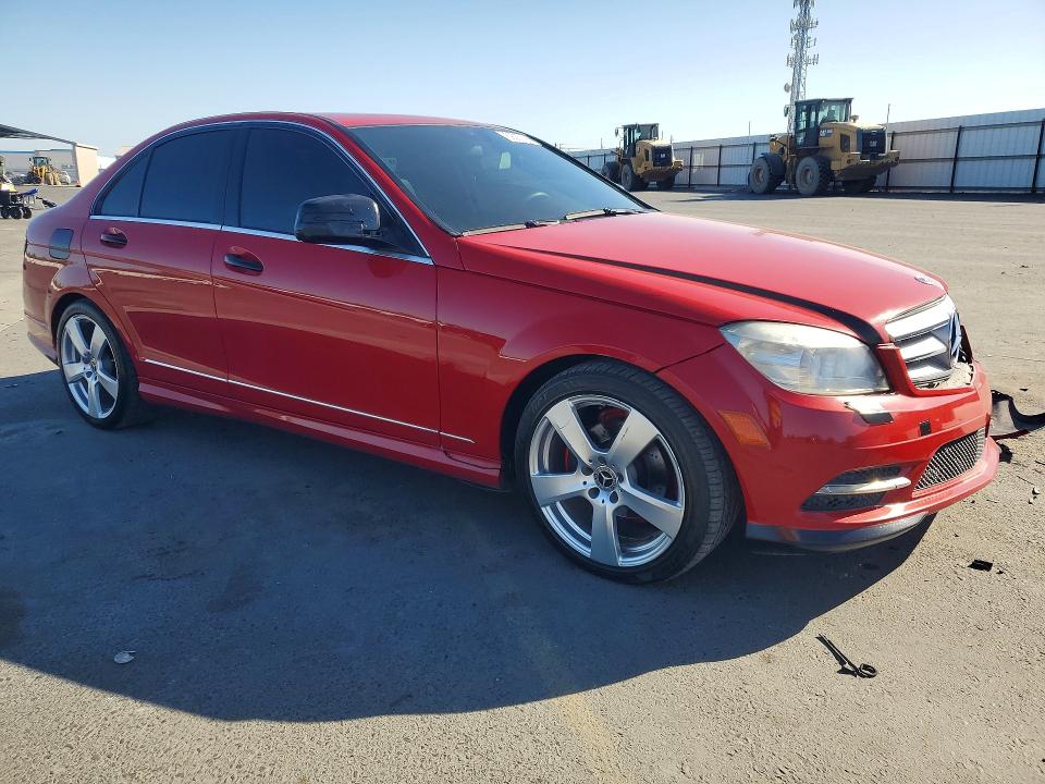 2008 Mercedes-benz C class VIN WDDGF81X88F061912 COPART salvage auction — FRONT END, CA - SALVAGE CERTIFICATE, sold $425 on 2026-07-16 (photo 4)