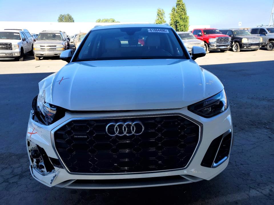 2023 Audi Q5 VIN WA1GAAFYXP2103949 COPART salvage auction — FRONT END, CA - SALVAGE CERTIFICATE, sold $550 on 2026-07-28 (photo 5)