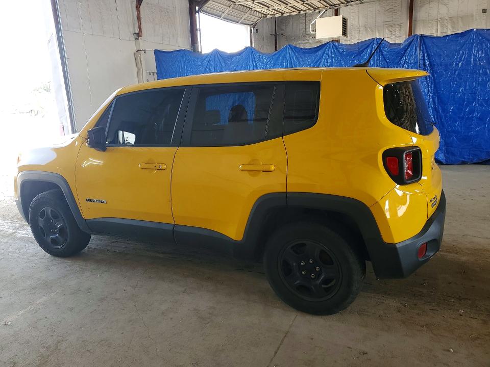2016 Jeep Renegade VIN ZACCJBAT1GPC79039 COPART salvage auction — FRONT END, Oh - Certificate Of Title, sold $1,200 on 2026-08-10 (photo 2)