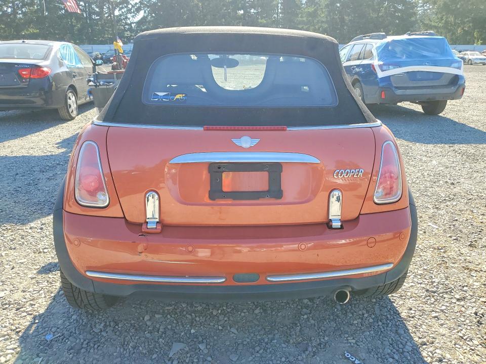 2005 Mini Cooper VIN WMWRF33425TG10140 COPART salvage auction — FRONT END, WA - BILL OF SALE, sold $225 on 2026-07-10 (photo 6)