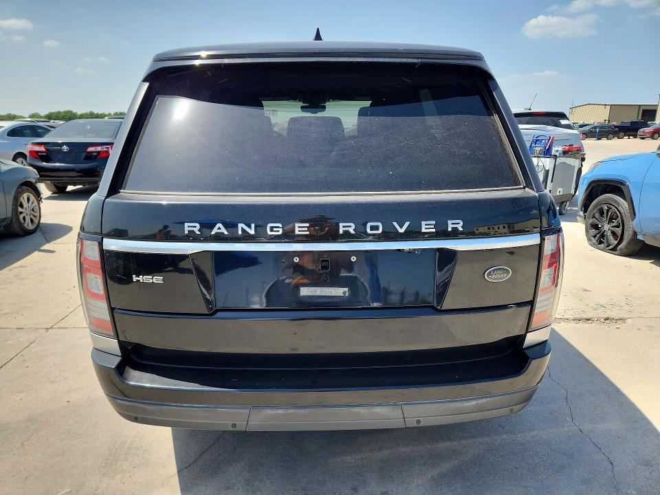 2017 Land rover RANGE ROVER VIN SALGS2FV1HA359492 COPART salvage auction — MECHANICAL, TX - CERTIFICATE OF TITLE (P), sold $350 on 2026-07-30 (photo 6)