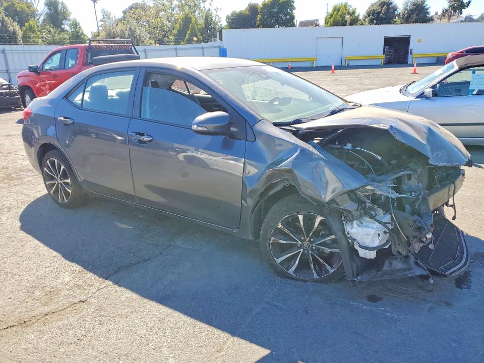 2019 Toyota Corolla VIN 5YFBURHE8KP862313 COPART salvage auction — FRONT END, Ca - Salvage Certificate, sold $2,050 on 2026-07-24 (photo 4)