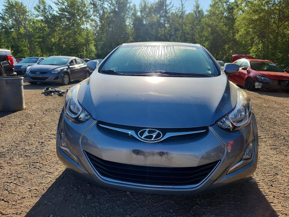 2015 Hyundai Elantra VIN KMHDH4AE8FU414541 COPART salvage auction — REAR END, On - Permit Salvage, sold $500 on 2026-07-23 (photo 5)