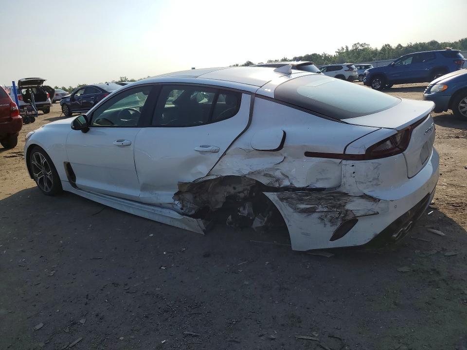 2020 Kia Stinger VIN KNAE15LA1L6076457 COPART salvage auction — REAR END, Va - Cert Of Title - Salvage, sold $4,200 on 2026-07-22 (photo 2)