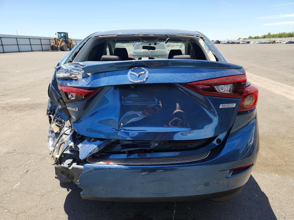 2017 Mazda 3 VIN 3MZBN1U79HM155336 COPART salvage auction — REAR END, Ca - Salvage Certificate, sold $1,700 on 2026-08-03 (photo 6)
