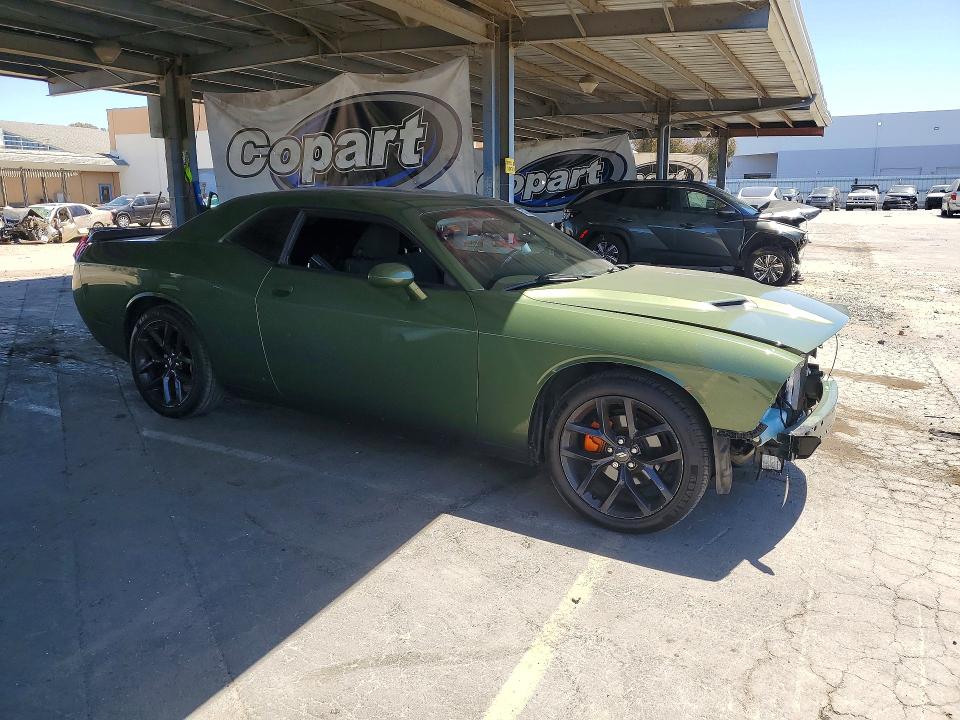 2021 Dodge Challenger VIN 2C3CDZAG1MH547379 COPART salvage auction — FRONT END, Ca - Salvage Certificate, sold $3,950 on 2026-09-08 (photo 4)
