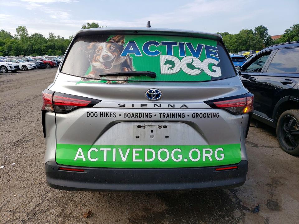 2021 Toyota Sienna VIN 5TDYSKFC1MS020383 COPART salvage auction — FRONT END, CT - CERT OF TITLE-SALVAGE, sold $475 on 2026-07-24 (photo 6)