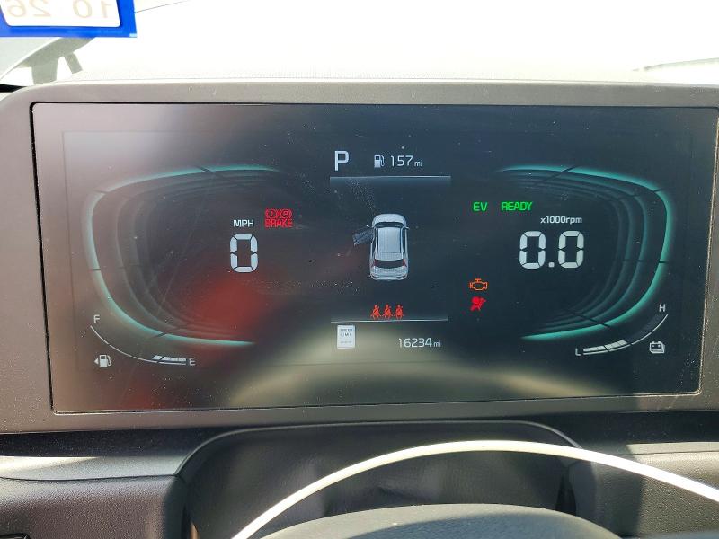 2026 Kia Niro VIN KNDCP3LEXT5332584 COPART salvage auction — FRONT END, TX - CERTIFICATE OF TITLE, sold $7,200 on 2026-07-27 (photo 9)