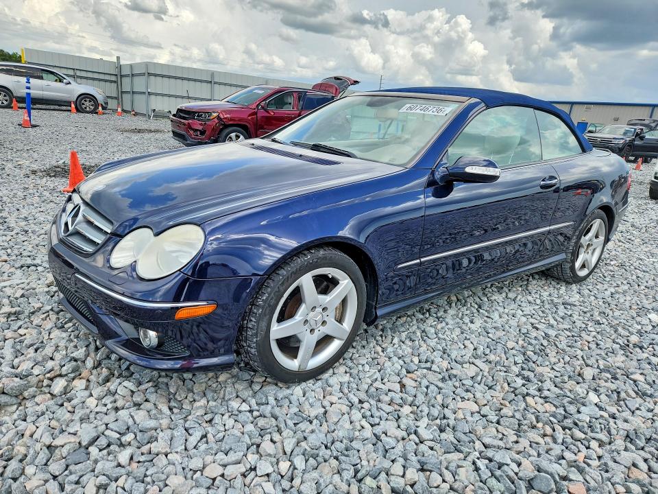 2009 Mercedes-benz Clk-klasse VIN WDBTK56F09T104997 COPART salvage auction — MINOR DENT/SCRATCHES, FL - CERT OF TITLE SLVG REBUILDABLE, sold $1,450 on 2026-07-31 (photo 1)