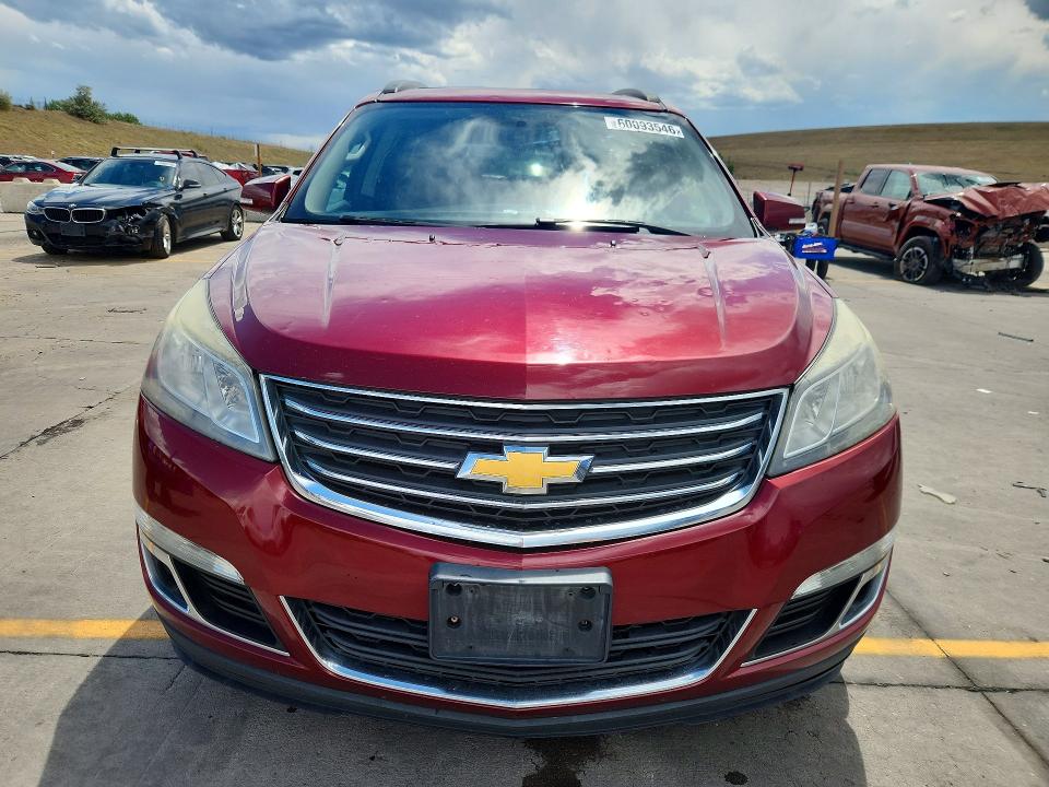 2015 Chevrolet Traverse VIN 1GNKVHKDXFJ333115 COPART salvage auction — HAIL, Co - Certificate Of Title, sold $500 on 2026-07-22 (photo 5)