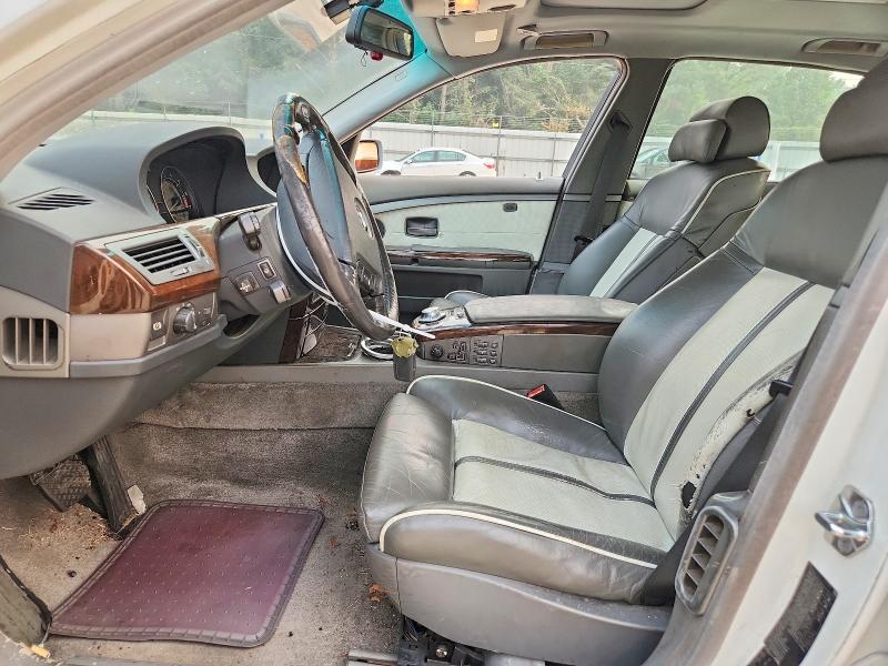 2003 BMW 7er VIN WBAGN63443DR08429 COPART salvage auction — FRONT END, Va - Certificate Of Title, sold $100 on 2026-07-28 (photo 7)