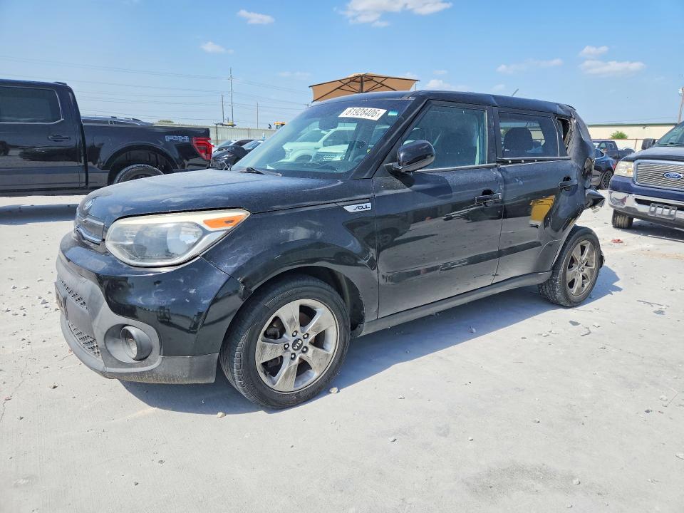 2018 Kia Soul VIN KNDJN2A22J7544672 COPART salvage auction — REAR END, Tx - Salvage Vehicle Title, sold $725 on 2026-07-31 (photo 1)