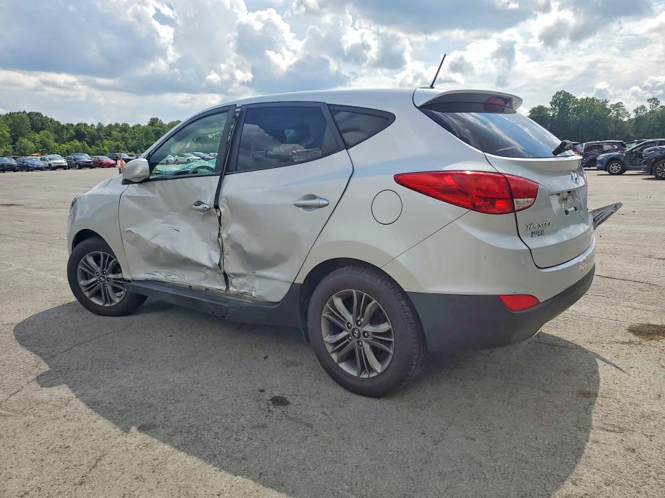 2014 Hyundai Tucson VIN KM8JTCAF7EU818921 COPART salvage auction — ROLLOVER, Pa - Certificate Of Salvage, sold $900 on 2026-07-23 (photo 2)