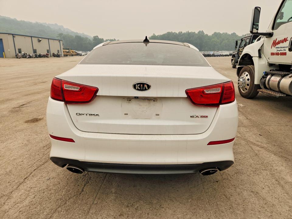 2015 Kia Optima VIN 5XXGN4A75FG417494 COPART salvage auction — FRONT END, PA - CERTIFICATE OF SALVAGE, sold $175 on 2026-07-30 (photo 6)
