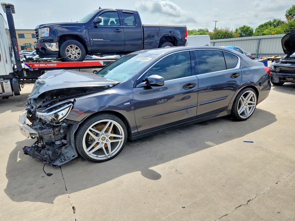 2017 Acura RLX VIN JH4KC2F92HC000124 COPART salvage auction — FRONT END, Salvage Title, sold $3,050 on 2026-07-23 (photo 1)
