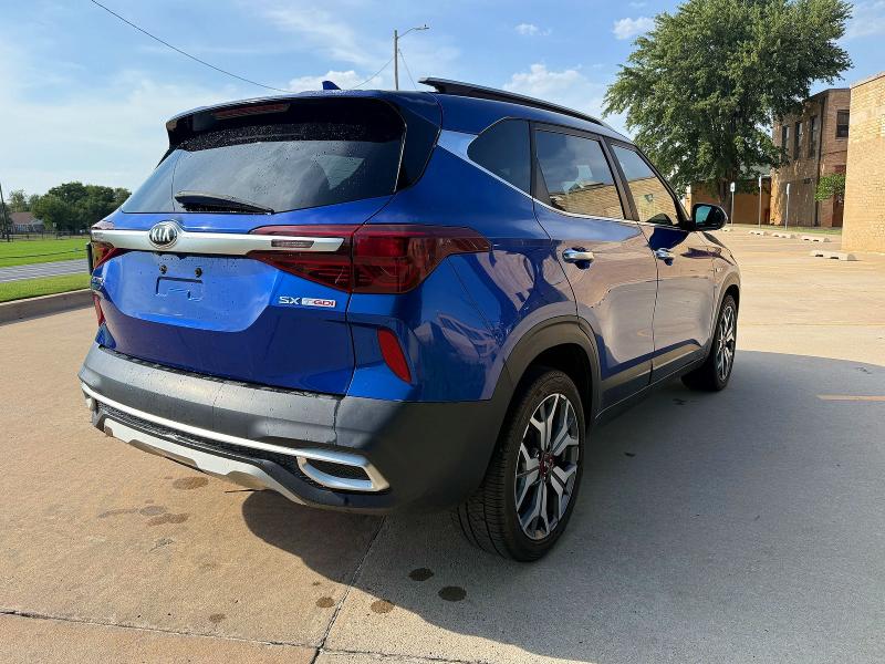 2021 Kia Seltos VIN KNDETCA24M7141889 COPART salvage auction — MINOR DENT/SCRATCHES, OK - CERTIFICATE OF TITLE (P), sold $6,000 on 2026-09-03 (photo 4)