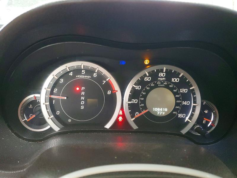 2010 Acura Tsx VIN JH4CU2F65AC006206 COPART salvage auction — FRONT END, Pa - Certificate Of Salvage, sold $950 on 2026-07-22 (photo 9)
