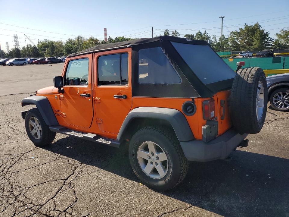 2013 Jeep Wrangler / VIN 1C4BJWDG5DL520568 COPART salvage auction — MECHANICAL, Salvage Title, sold $275 on 2026-07-28 (photo 2)