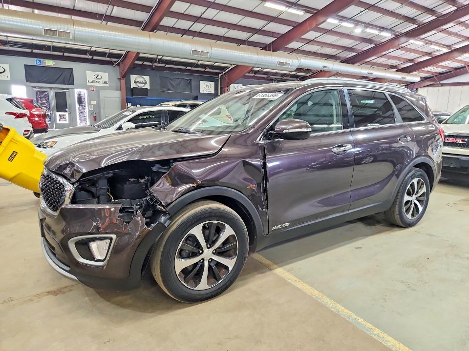 2016 Kia Sorento VIN 5XYPHDA55GG104058 COPART salvage auction — FRONT END, VA - CERTIFICATE OF TITLE, sold $3,000 on 2026-07-27 (photo 1)