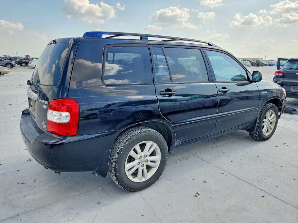 2006 Toyota Highlander hybrid VIN JTEEW21A260021976 COPART salvage auction — FRONT END, TX - CERTIFICATE OF TITLE, sold $175 on 2026-07-28 (photo 3)