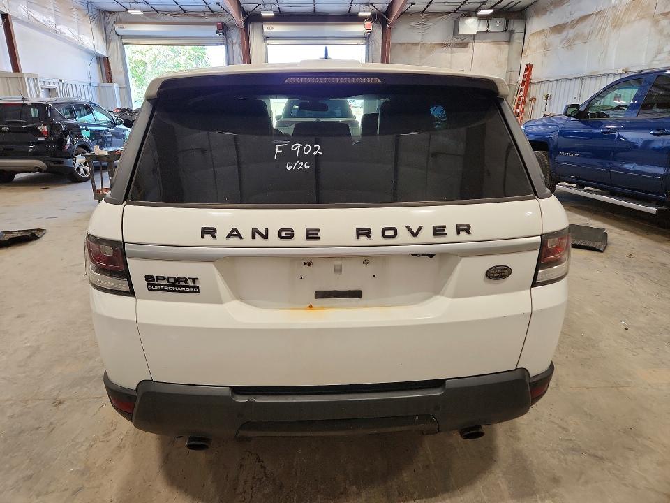 2016 Land rover Range rover sport VIN SALWR2EF8GA589272 COPART salvage auction — NORMAL WEAR, Wi - Certificate Of Title, sold $1,800 on 2026-07-29 (photo 6)
