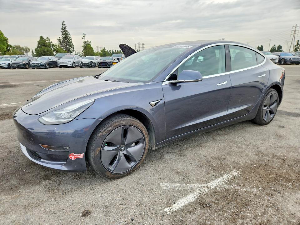 2018 Tesla Model 3 VIN 5YJ3E1EA4JF045094 COPART salvage auction — FRONT END, Salvage Title, sold $750 on 2026-07-28 (photo 1)
