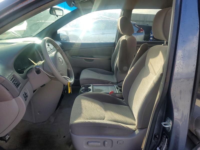 2009 Toyota Sienna VIN 5TDZK23C59S238018 COPART salvage auction — FRONT END, FL - CERT OF TITLE SLVG REBUILDABLE, sold $925 on 2026-07-31 (photo 7)