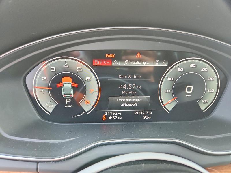 2021 Audi Q5 VIN WA1BAAFY8M2136230 COPART salvage auction — SIDE, Pa - Certificate Of Salvage, sold $4,300 on 2026-07-24 (photo 9)
