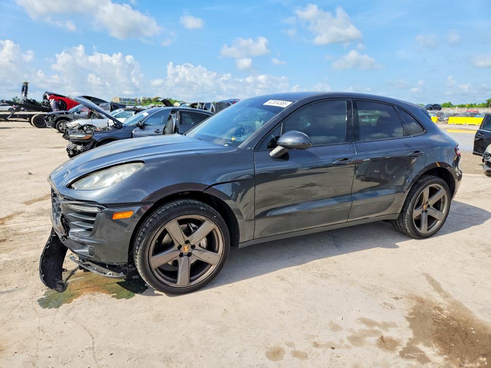 2017 Porsche Macan VIN WP1AB2A57HLB14493 COPART salvage auction — FRONT END, Fl - Cert Of Title Slvg Rebuildable, sold $7,300 on 2026-08-12 (photo 1)