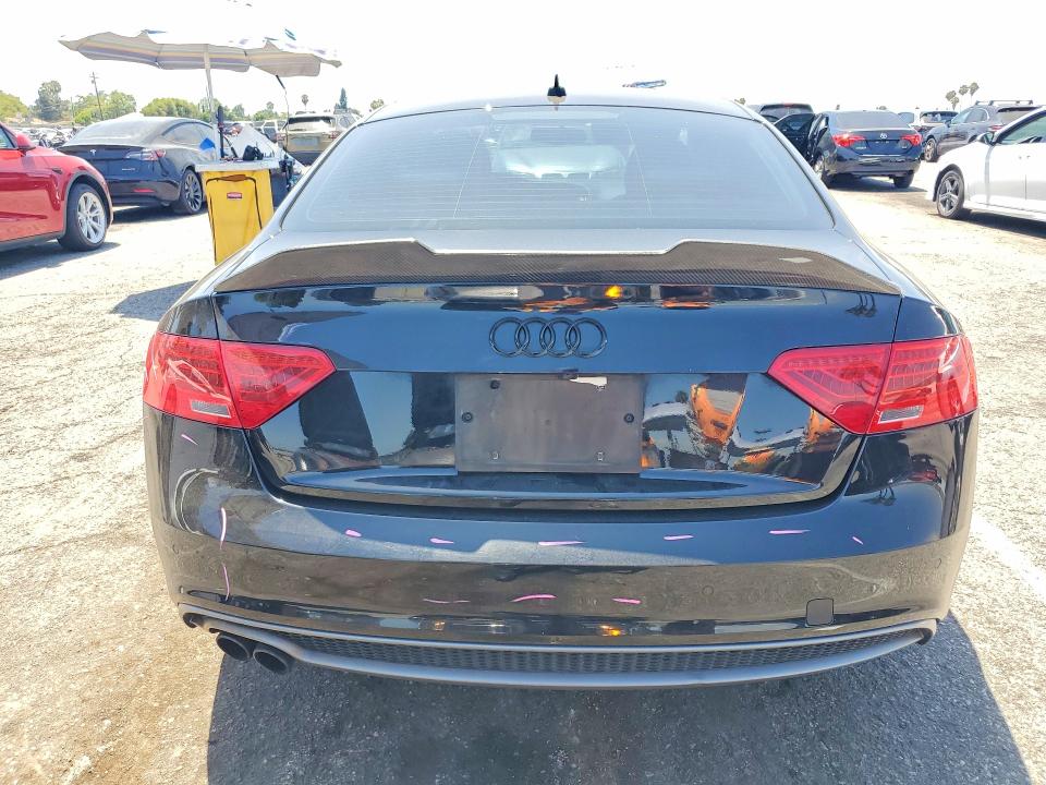 2016 Audi A5 VIN WAUM2AFR0GA017616 COPART salvage auction — FRONT END, Ca - Salvage Certificate, sold $2,950 on 2026-07-28 (photo 6)