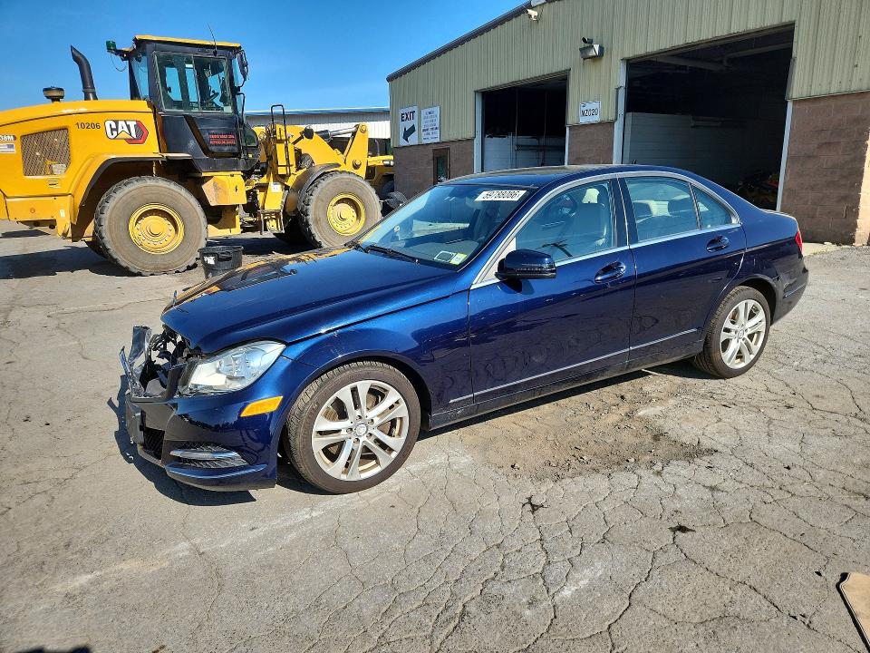 2013 Mercedes-benz C-klasse VIN WDDGF8AB1DR244081 COPART salvage auction — FRONT END, Ny - Certificate Of Title, sold $1,250 on 2026-08-13 (photo 1)