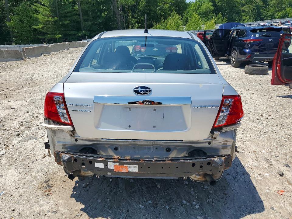 2011 Subaru Impreza VIN JF1GE6A6XBH514003 COPART salvage auction — REAR END, Ma - Cert Of Title-Reconstrctd Coll, sold $200 on 2026-07-29 (photo 6)