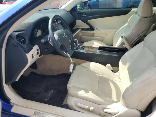 2010 Lexus Is 250 VIN JTHFF2C21A2503638 COPART salvage auction — FRONT END, FL - CERT OF TITLE SLVG REBUILDABLE, sold $675 on 2026-07-17 (photo 7)