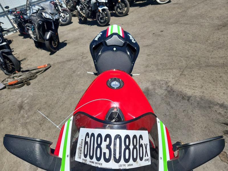 2012 Ducati Panigale VIN ZDM1XBMV4CB021609 COPART salvage auction — VANDALISM, Ca - Salvage Certificate, sold $2,750 on 2026-07-23 (photo 5)