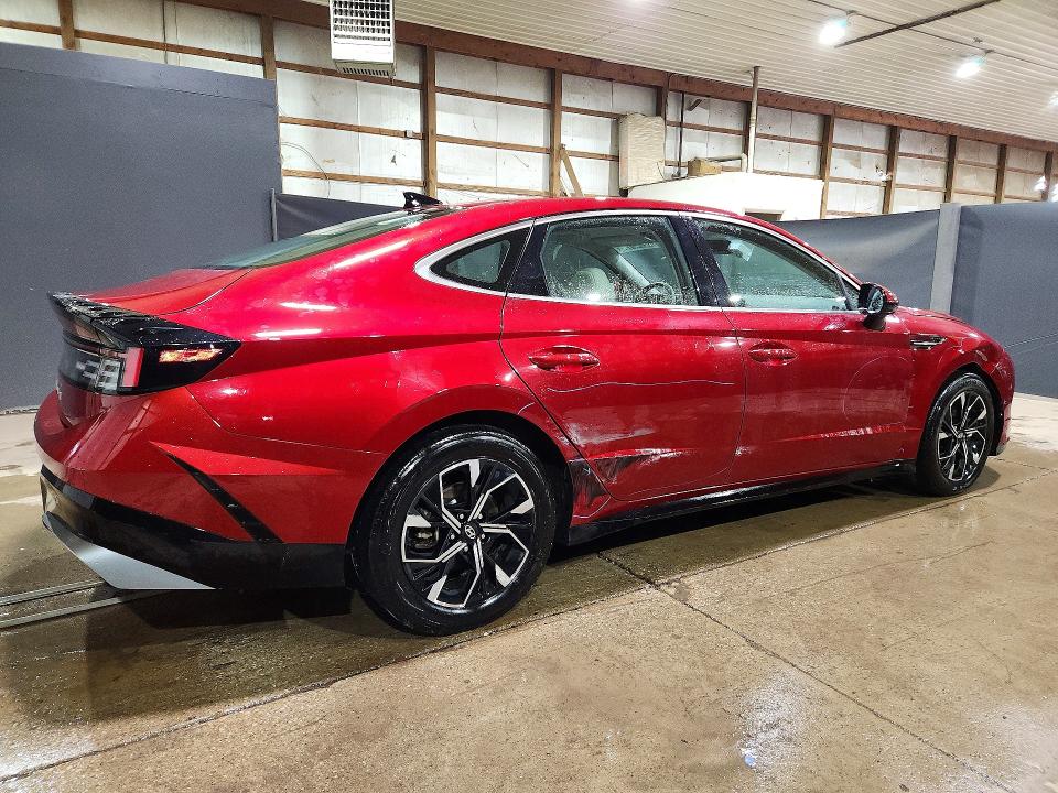 2025 Hyundai Sonata VIN KMHL64JA1SA456267 COPART salvage auction — SIDE, OH - CERTIFICATE OF TITLE (P), sold $14,700 on 2026-07-27 (photo 3)