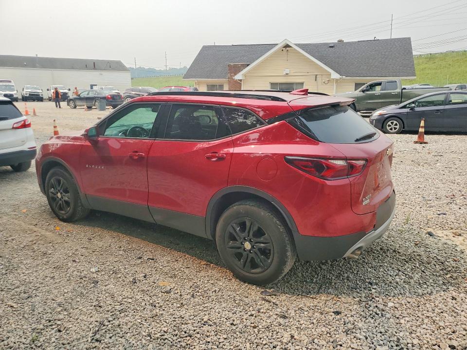 2020 Chevrolet Blazer VIN 3GNKBCRSXLS666764 COPART salvage auction — HAIL, Oh - Cert Of Title-Salvage, sold $9,200 on 2026-08-19 (photo 2)