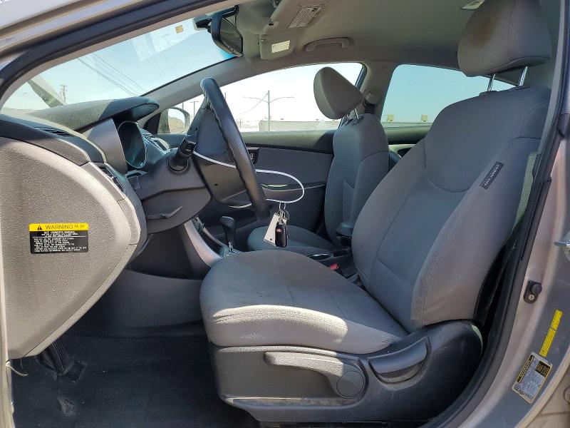 2012 Hyundai Elantra VIN KMHDH4AE3CU308834 COPART salvage auction — REAR END, Ca - Salvage Certificate, sold $1,400 on 2026-07-13 (photo 7)
