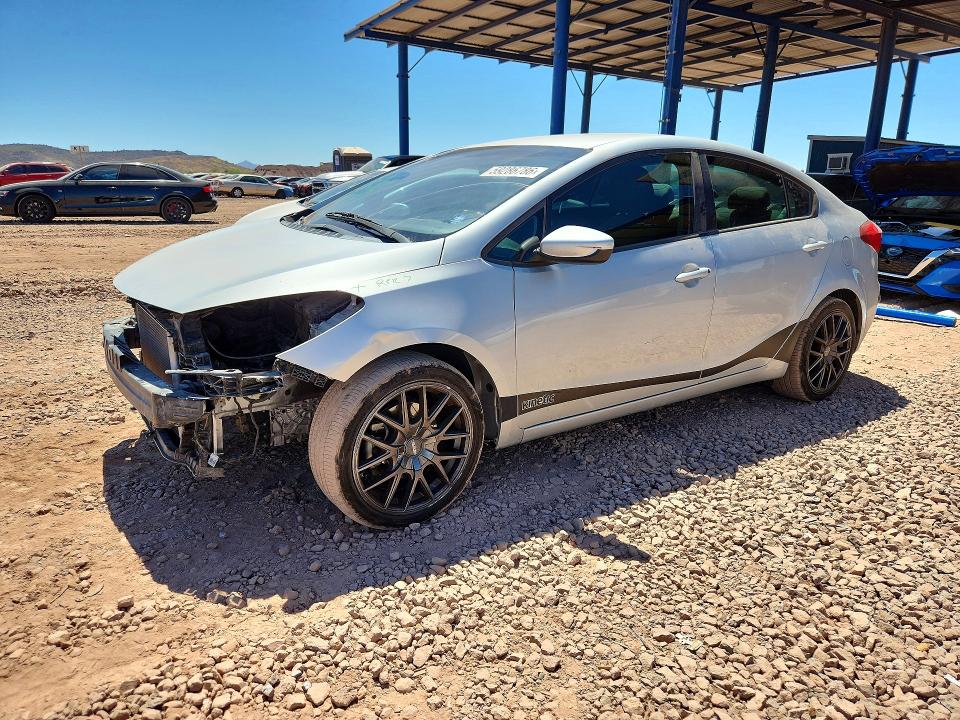 2016 Kia Forte VIN KNAFK4A68G5544187 COPART salvage auction — FRONT END, Az - Cert Of Title - Salvage, sold $2,050 on 2026-07-09 (photo 1)