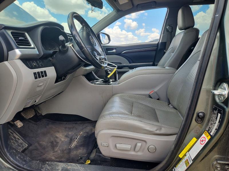 2014 Toyota Highlander VIN 5TDYKRFHXES015592 COPART salvage auction — MINOR DENT/SCRATCHES, Tx - Certificate Of Title (P), sold $9,100 on 2026-07-28 (photo 7)