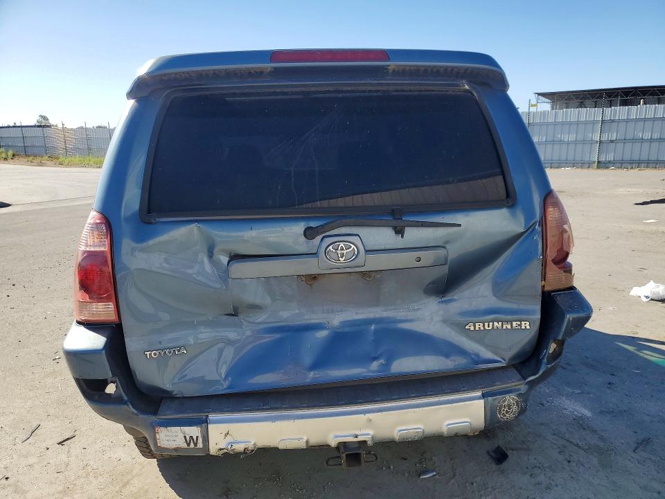 2004 Toyota 4runner VIN JTEBU14R640040967 COPART salvage auction — REAR END, CA - SALVAGE CERTIFICATE, sold $1,850 on 2026-07-16 (photo 6)
