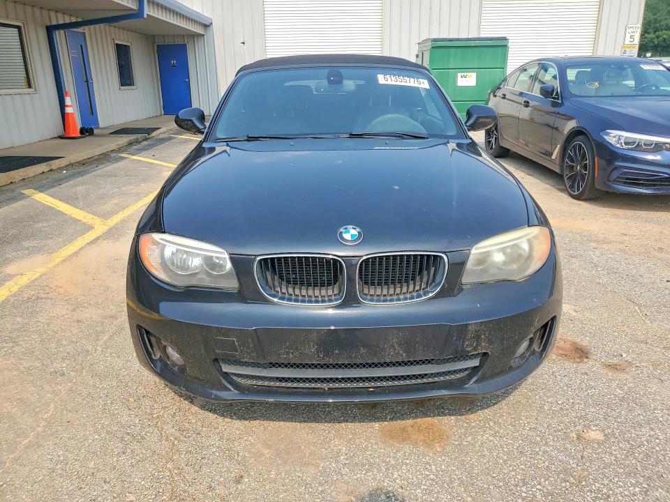 2013 BMW 1er VIN WBAUL7C54DVU10055 COPART salvage auction — FRONT END, Ga - Certificate Of Title, sold $525 on 2026-08-04 (photo 5)