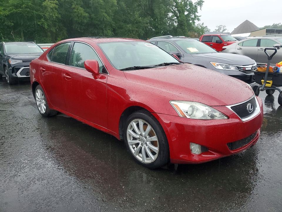 2007 Lexus Is 250 VIN JTHCK262175013248 COPART salvage auction — WATER/FLOOD, NJ - CERT OF TITLE-SALVAGE FLOOD (P), sold $125 on 2026-07-28 (photo 4)