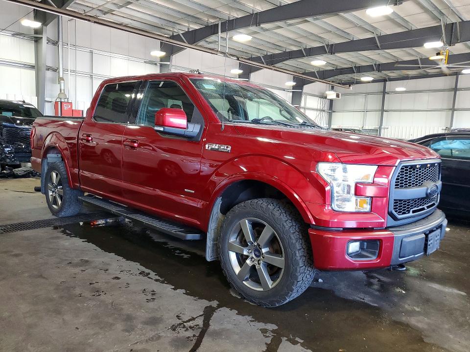2015 Ford F-150 lightning VIN 1FTEW1EGXFFB49733 COPART salvage auction — HAIL, Mn - Cert Of Title-Salvage, sold $7,100 on 2026-09-08 (photo 4)
