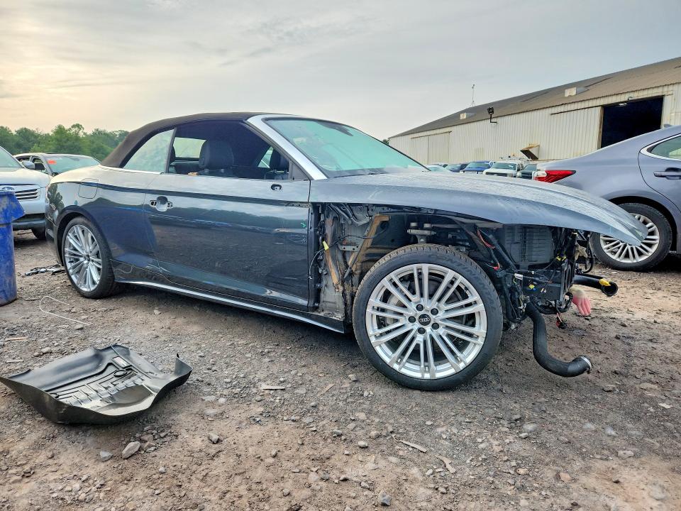 2022 Audi A5 VIN WAUWAGF57NN002113 COPART salvage auction — FRONT END, Pa - Certificate Of Salvage, sold $6,400 on 2026-07-27 (photo 4)