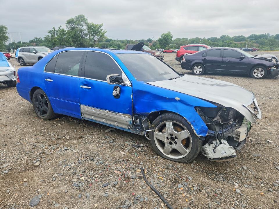 2005 Lexus Ls VIN JTHBN36F555023760 COPART salvage auction — FRONT END, Md - Cert Of Salvage > 75% Damage, sold $900 on 2026-07-16 (photo 4)