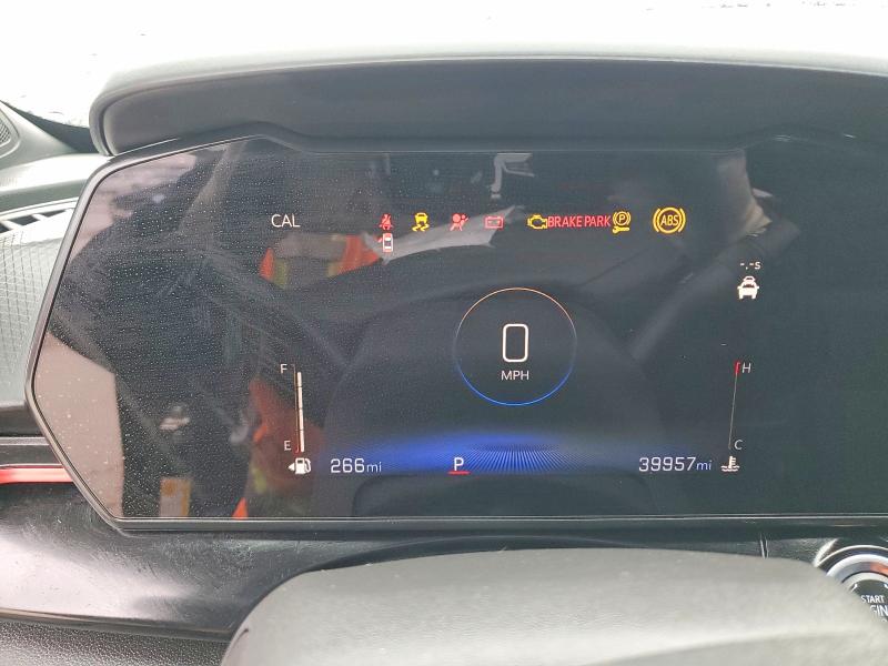 2024 Chevrolet Trax VIN KL77LJE25RC165282 COPART salvage auction — REAR END, Tx - Salvage Vehicle Title, sold $5,400 on 2026-07-17 (photo 9)