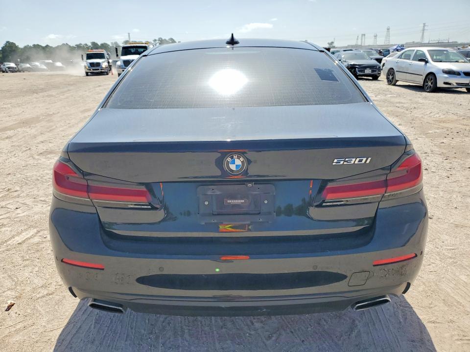 2021 BMW 5er VIN WBA53BH08MWW96894 COPART salvage auction — MINOR DENT/SCRATCHES, TX - DEALER ONLY CLEAN TITLE (P), sold $9,000 on 2026-07-24 (photo 6)