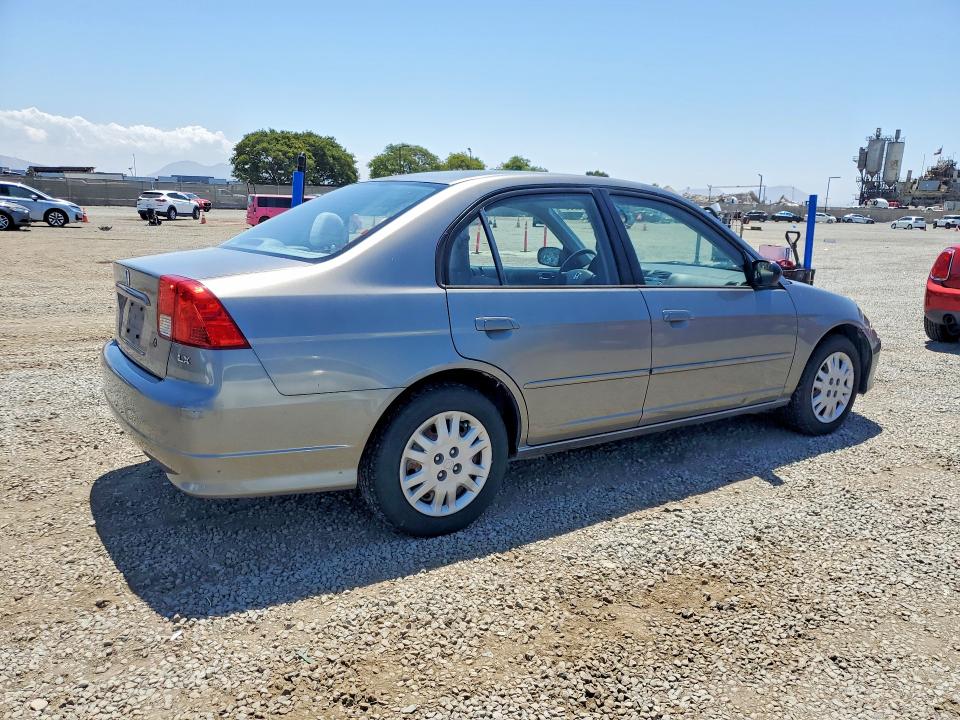 2005 Honda Civic VIN JHMES16585S006258 COPART salvage auction — MINOR DENT/SCRATCHES, Ca - Dis/Dlr/Exp Only Clean Title, sold $2,200 on 2026-07-17 (photo 3)